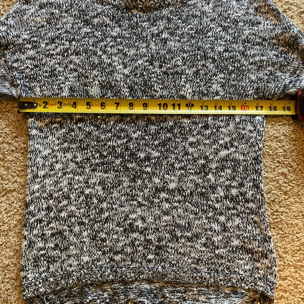 Rock & Republic black and white sweater with sequins, size medium - Picture 12 of 13